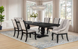 Phelps Distressed Noir 7-piece Rectangular Dining Table Set by Coaster at Eve Furniture