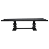 Phelps Distressed Noir 9-piece Rectangular Dining Table Set by Coaster at Eve Furniture
