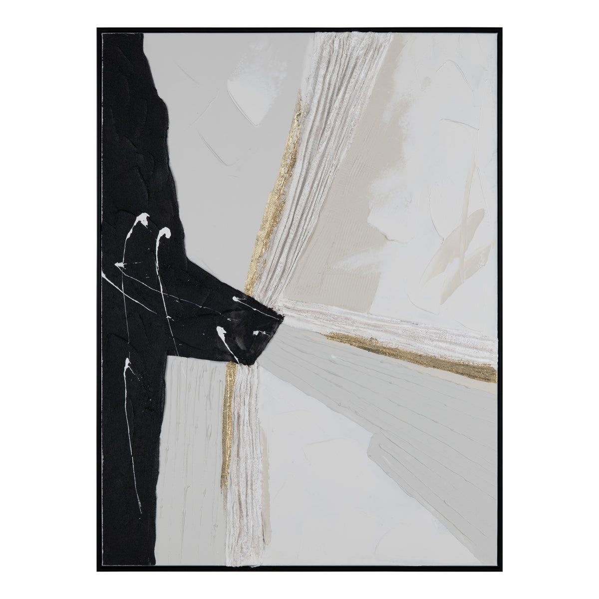 Phelps White/Black Canvas by Crestview at Eve Furniture