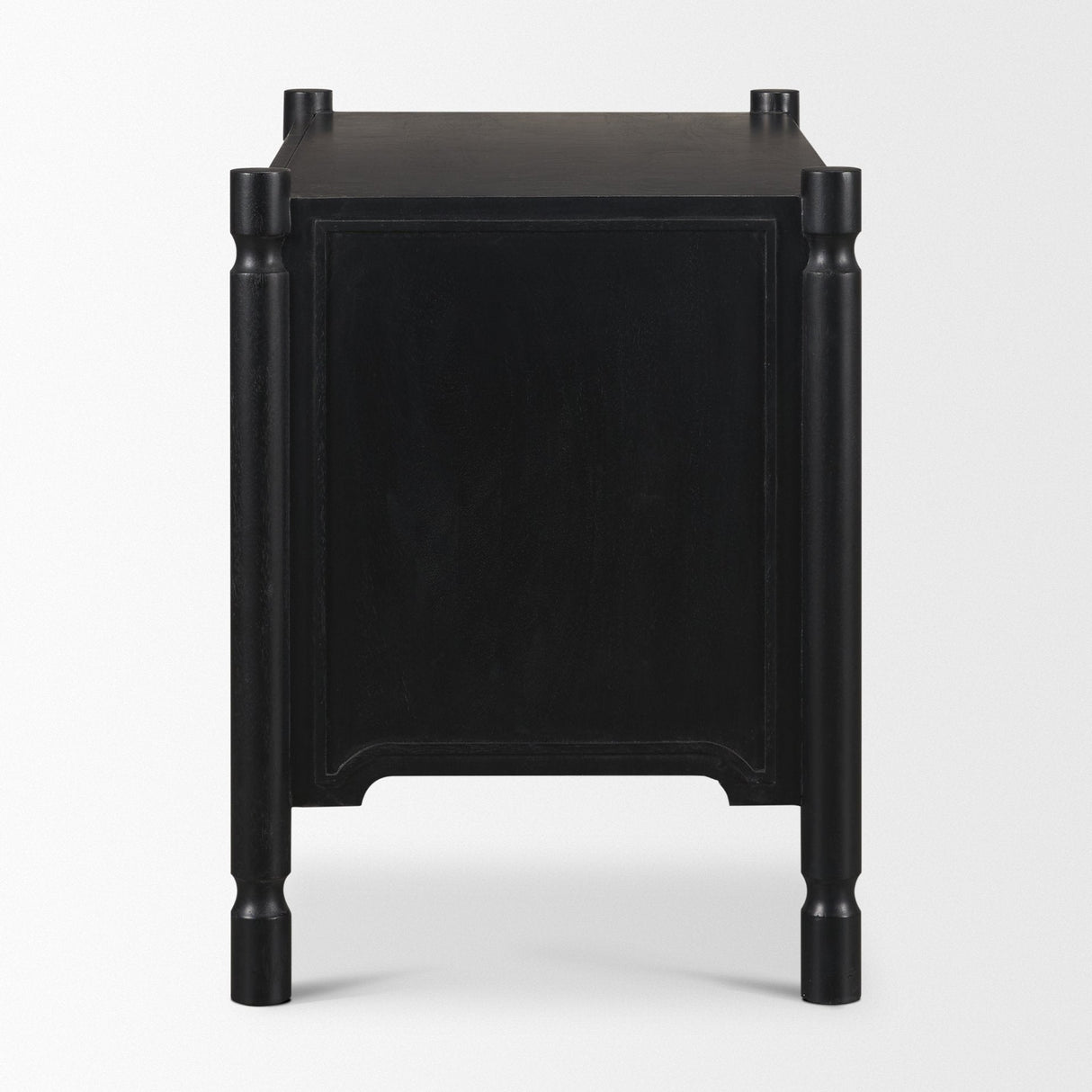 Phil Black Wood 2 Drawer Accent Cabinet by Mercana at Eve Furniture