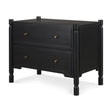 Phil Black Wood 2 Drawer Accent Cabinet by Mercana at Eve Furniture