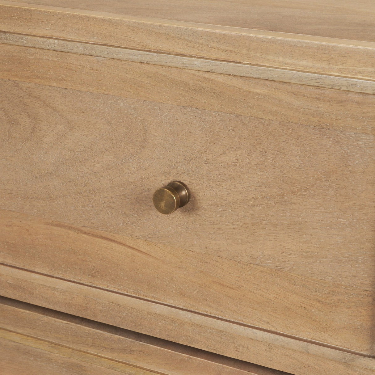 Phil Light Brown Wood 2 Drawer Accent Cabinet by Mercana at Eve Furniture