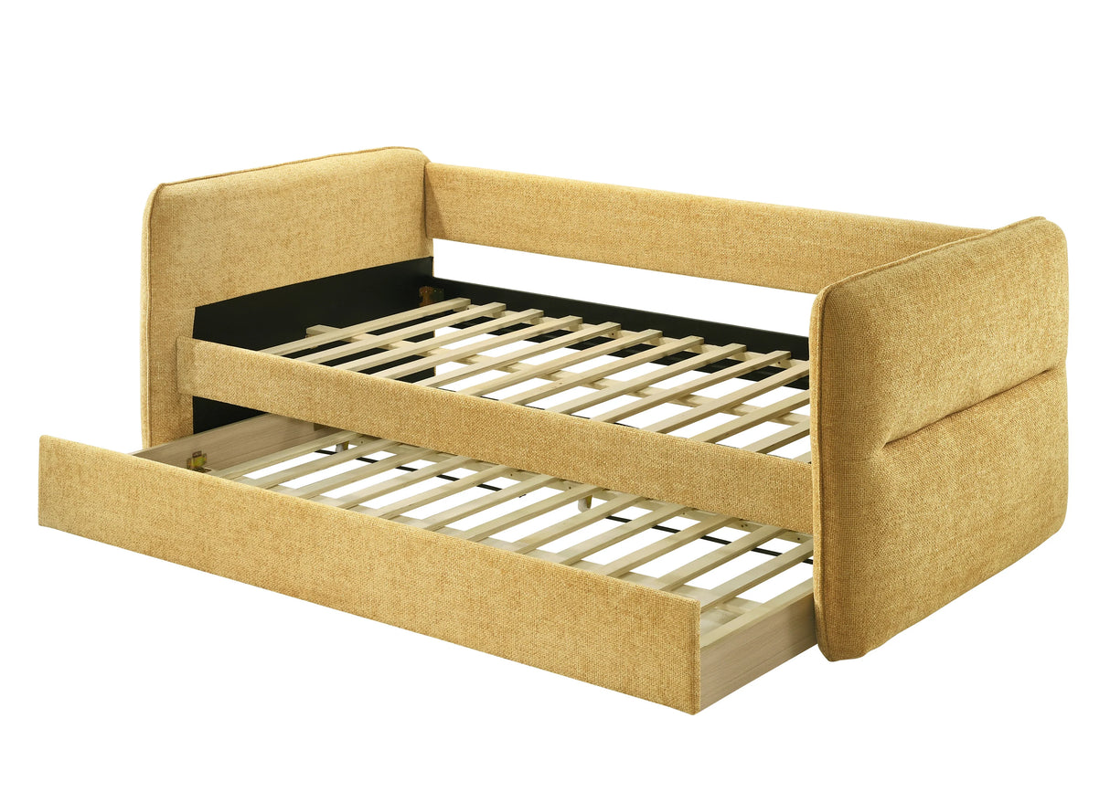 Philipa Gold Daybed with Trundle by Crown Mark at Eve Furniture