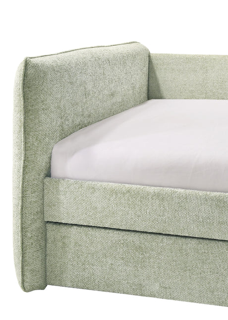 Philipa Light Green Daybed with Trundle by Crown Mark at Eve Furniture