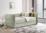 Philipa Light Green Daybed with Trundle by Crown Mark at Eve Furniture