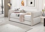 Philipa Oatmeal Twin Daybed with Trundle by Crown Mark at Eve Furniture