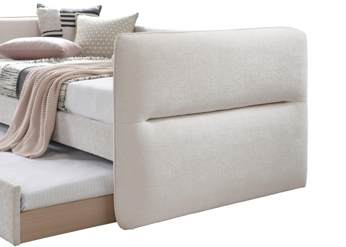 Philipa Oatmeal Twin Daybed with Trundle by Crown Mark at Eve Furniture