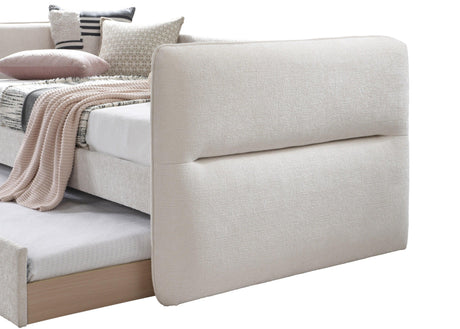 Philipa Oatmeal Twin Daybed with Trundle by Crown Mark at Eve Furniture