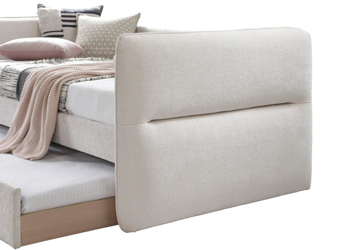 Philipa Oatmeal Twin Daybed with Trundle by Crown Mark at Eve Furniture