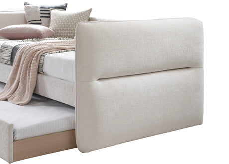 Philipa Oatmeal Twin Daybed with Trundle by Crown Mark at Eve Furniture