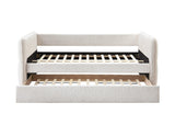 Philipa Oatmeal Twin Daybed with Trundle by Crown Mark at Eve Furniture