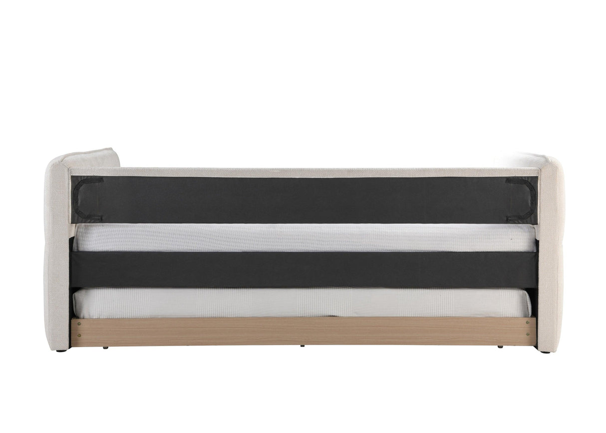 Philipa Oatmeal Twin Daybed with Trundle by Crown Mark at Eve Furniture