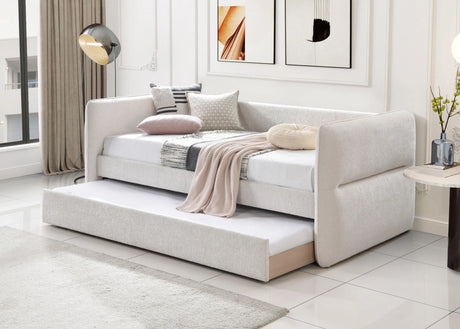 Philipa Oatmeal Twin Daybed with Trundle by Crown Mark at Eve Furniture