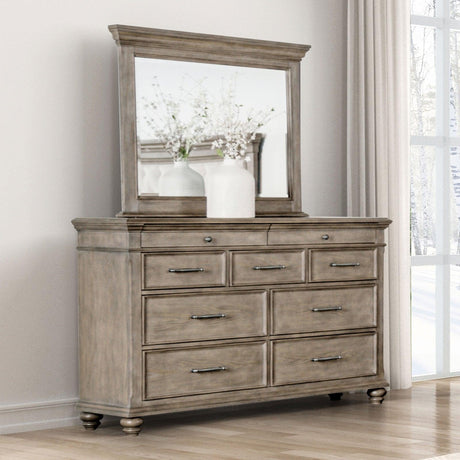 Philomath Aged Oak Dresser by Furniture of America at Eve Furniture