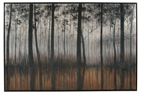 Philyra Black/Orange/Silver Wall Art by Ashley at Eve Furniture