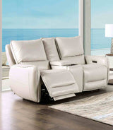 Phineas Beige Power Loveseat by Furniture of America at Eve Furniture