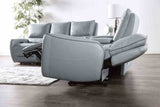 Phineas Pale Blue Power Sofa by Furniture of America at Eve Furniture