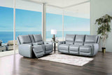 Phineas Pale Blue Power Sofa by Furniture of America at Eve Furniture