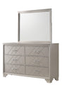 Phoebe Champagne Silver Bedroom Mirror (Mirror Only) by Crown Mark at Eve Furniture