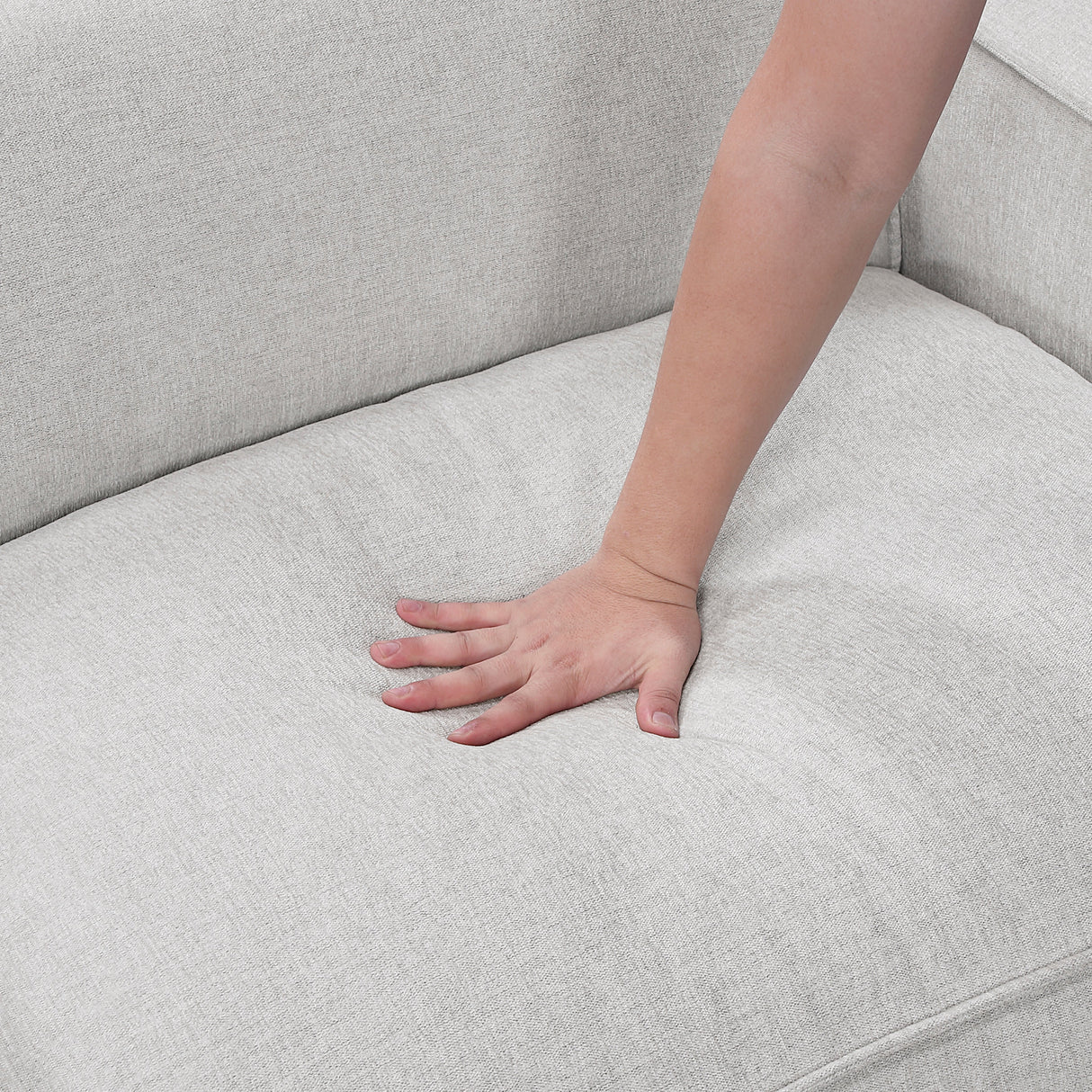 Phoebe Light Gray Power Double Reclining Loveseat with Power Headrests by Homelegance at Eve Furniture