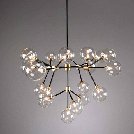 Phoenix Clear Chandelier by Classic Home at Eve Furniture