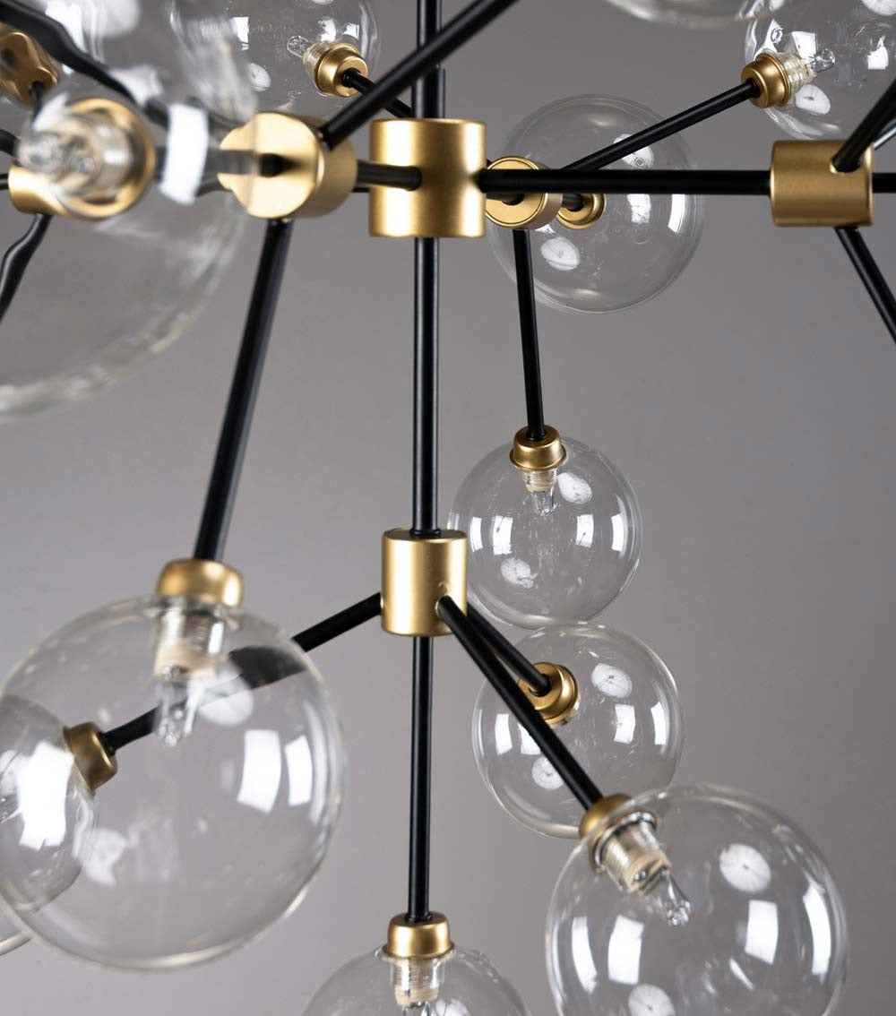 Phoenix Clear Chandelier by Classic Home at Eve Furniture