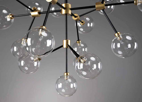 Phoenix Clear Chandelier by Classic Home at Eve Furniture