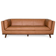 Phoenix Cognac Leather Sofa by Ashcroft Furniture at Eve Furniture