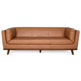 Phoenix Cognac Leather Sofa by Ashcroft Furniture at Eve Furniture