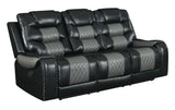 Phoenix II Black Reclining Living Room Set by New Era Innovations at Eve Furniture