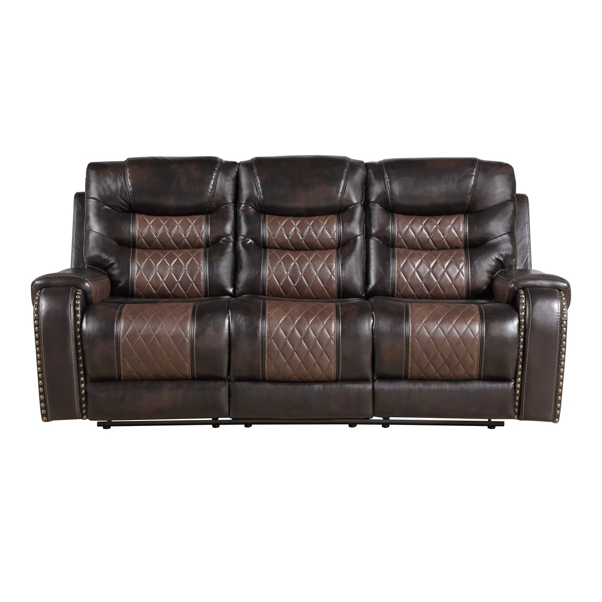 Phoenix II Brown Reclining Living Room Set by New Era Innovations at Eve Furniture