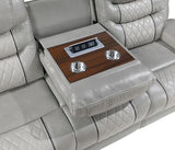 Phoenix II Grey Reclining Living Room Set by New Era Innovations at Eve Furniture