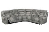 Phoenix II Grey Reclining Sectional by New Era Innovations at Eve Furniture