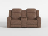 Phyllis Dark Gray Reclining Chair with Cup Holders by Homelegance at Eve Furniture