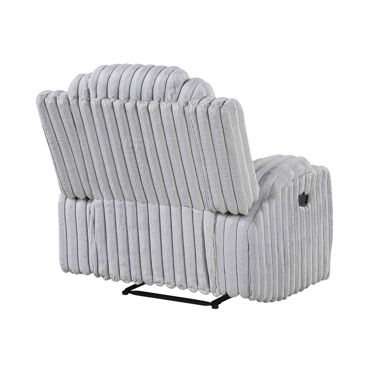 Phyllis Light Gray 3-Piece Reclining Living Room Set by Homelegance at Eve Furniture