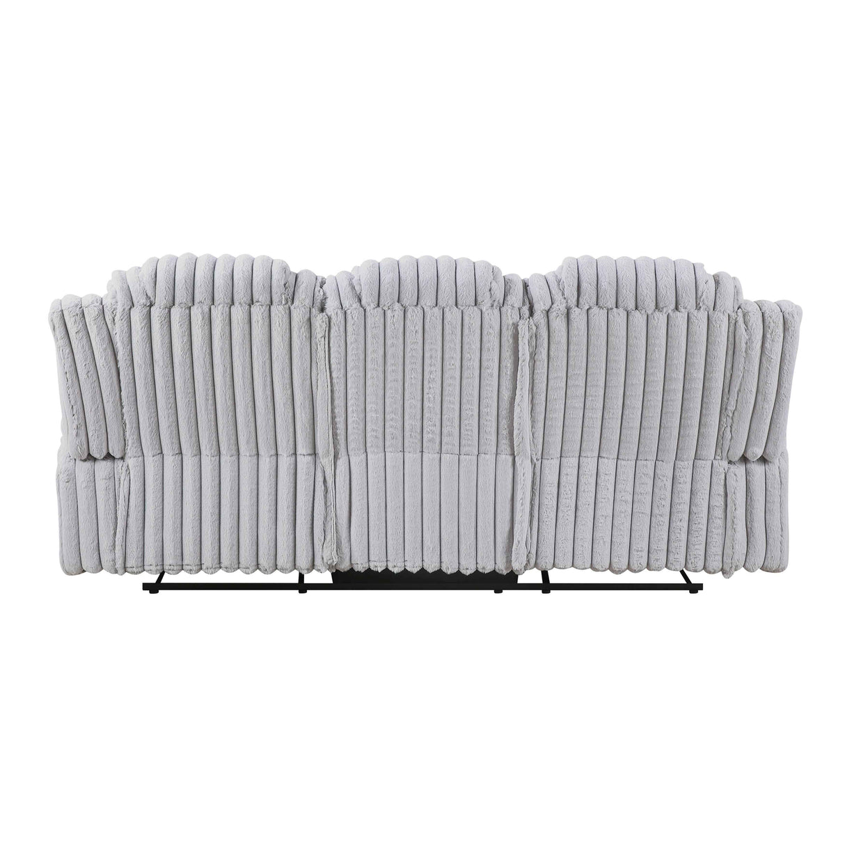 Phyllis Light Gray 3-Piece Reclining Living Room Set by Homelegance at Eve Furniture