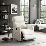 Phyllis Light Gray Double Reclining Loveseat with Center Console and Cup Holders by Homelegance at Eve Furniture