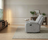 Phyllis Light Gray Reclining Chair by Homelegance at Eve Furniture