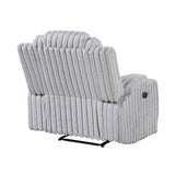 Phyllis Light Gray Reclining Living Room Set by Homelegance at Eve Furniture