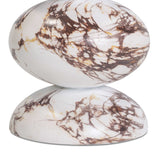 Pia Red Faux Marble Indoor/Outdoor Concrete Side Table by TOV Furniture at Eve Furniture