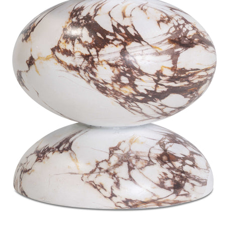 Pia Red Faux Marble Indoor/Outdoor Concrete Side Table by TOV Furniture at Eve Furniture