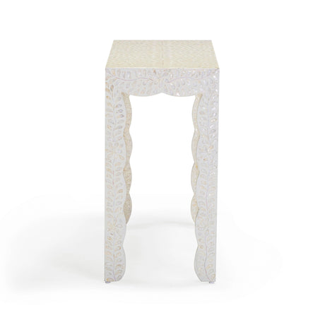 Piara Natural Capiz Shell Console by TOV Furniture at Eve Furniture