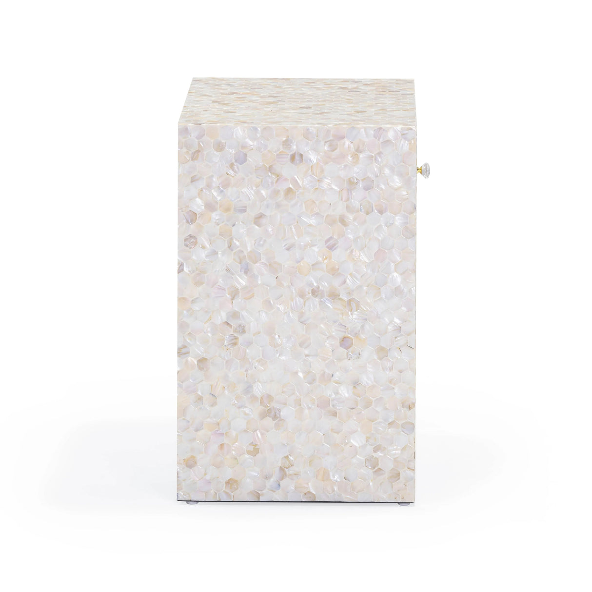 Piara Natural Mother of Pearl Inlaid Nightstand by TOV Furniture at Eve Furniture