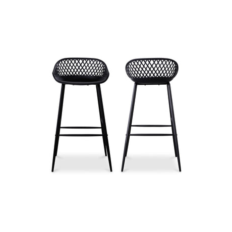 Piazza Black Outdoor Barstool (Set of 2) by MOES at Eve Furniture