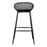 Piazza Black Outdoor Barstool (Set of 2) by MOES at Eve Furniture