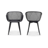 Piazza Black Outdoor Chair (Set of 2) by Moe's Home at Eve Furniture