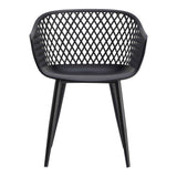Piazza Black Outdoor Chair (Set of 2) by Moe's Home at Eve Furniture