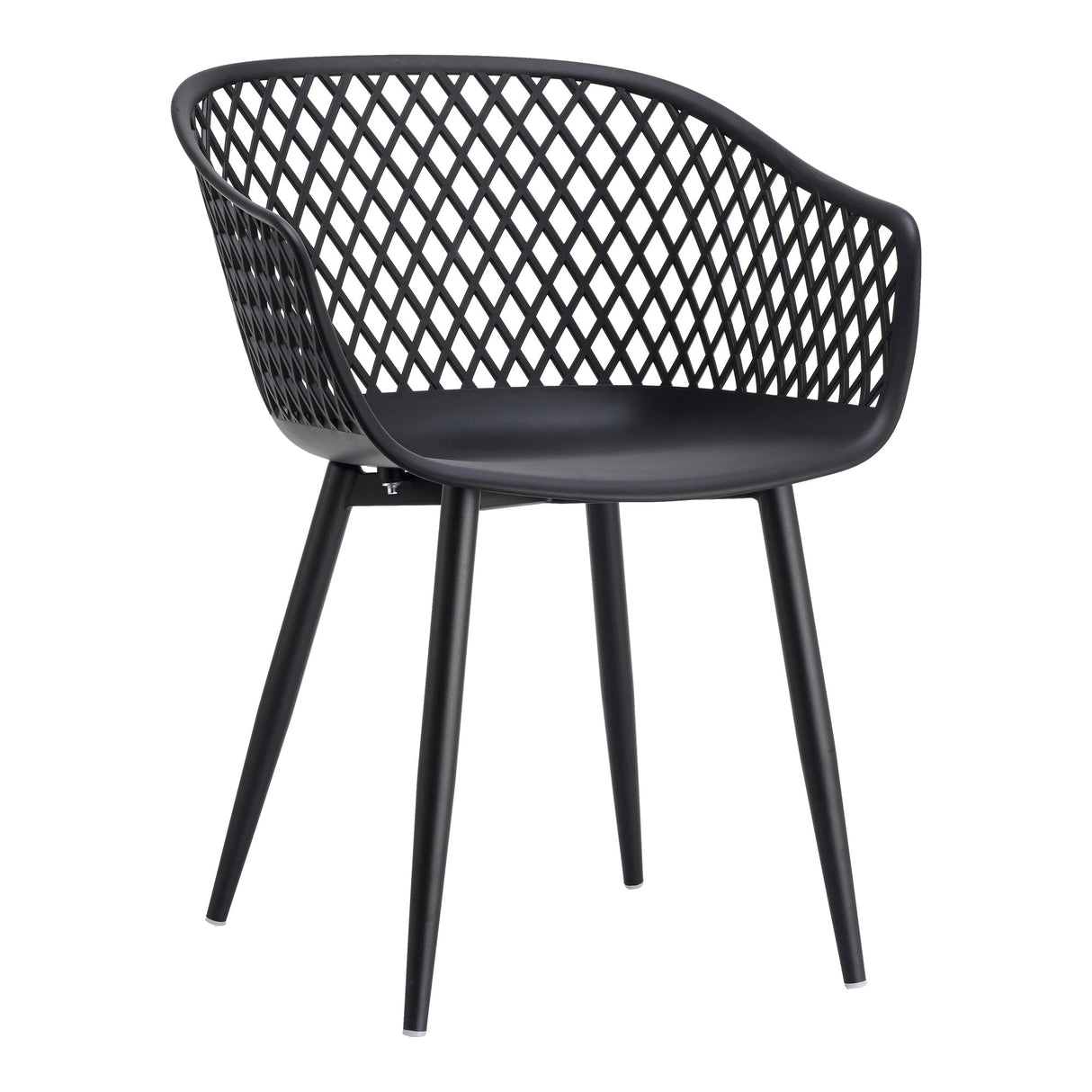 Piazza Black Outdoor Chair (Set of 2) by Moe's Home at Eve Furniture