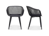 Piazza Black Outdoor Chair (Set of 2) by Moe's Home at Eve Furniture