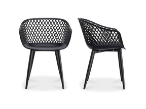 Piazza Black Outdoor Chair (Set of 2) by Moe's Home at Eve Furniture